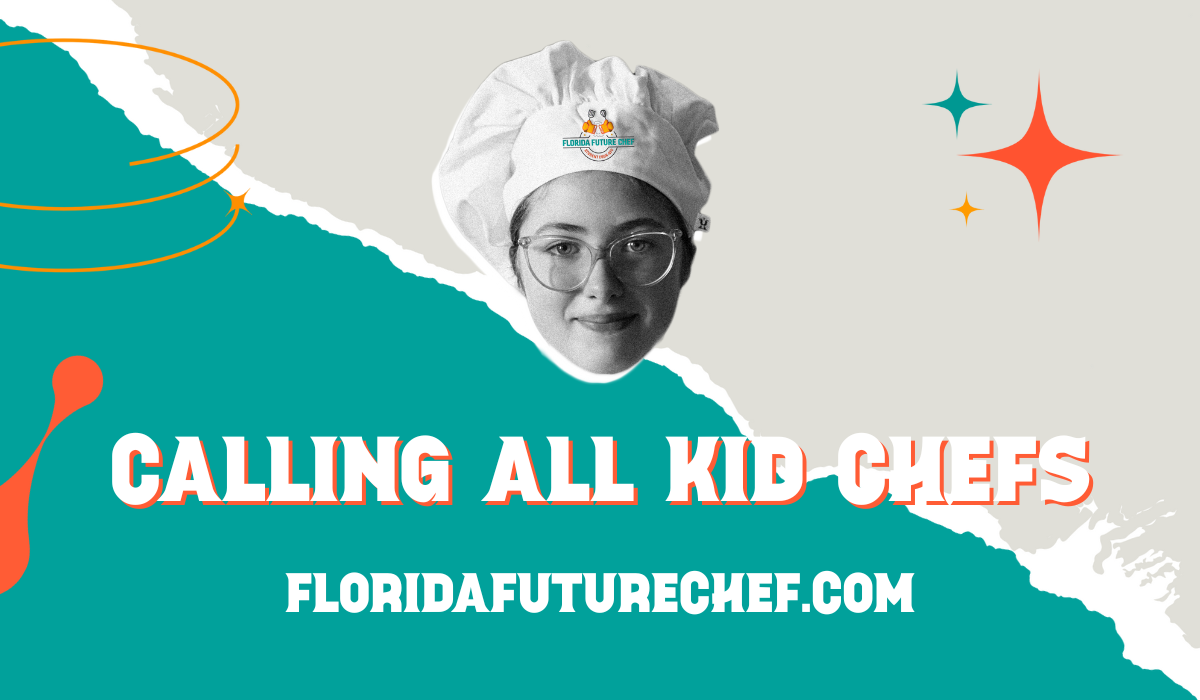 email header option with text saying calling all kid chefs